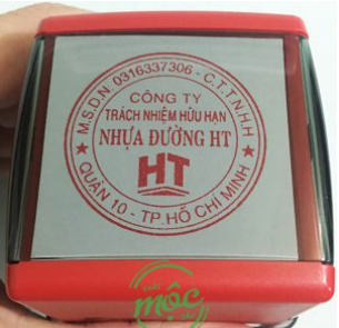 Con dấu tròn - Khắc Dấu Nhật Nguyễn - Công Ty TNHH Khắc Dấu Nhật Nguyễn
